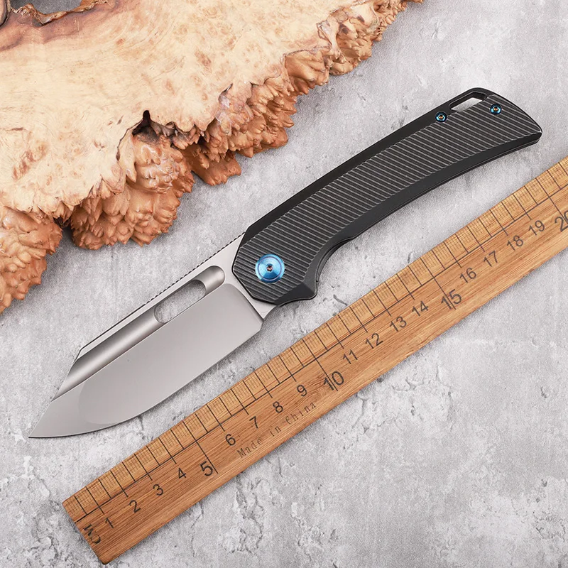 

M390 Steel Sheet Titanium Alloy Handle Folding Knife Outdoor Camping Survival High Hardness Portable EDC Tool