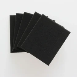 Lot de 6 éponges pour aspirateur ménager, dimensions 132x112x10mm, pièce de rechange, FC8140, FC8142, FC8navy, FC8148