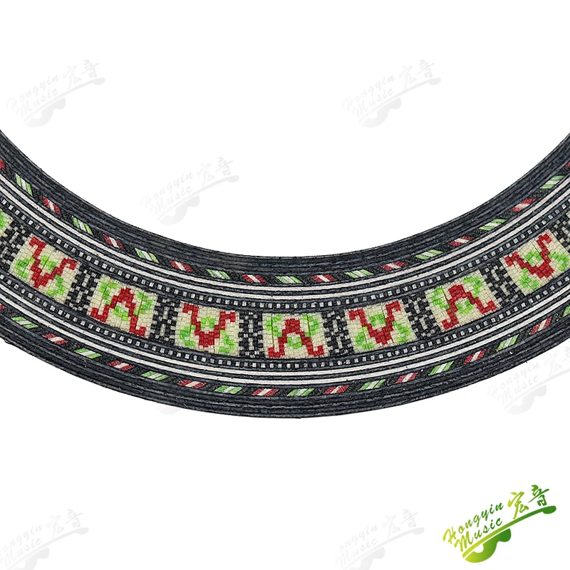 1 Stück Mundring für klassische Gitarre, Blumenmuster, Schalllochring, Massivholz-Gitarrenproduktionsmaterialien und Zubehör HUATOOL – Detail 4