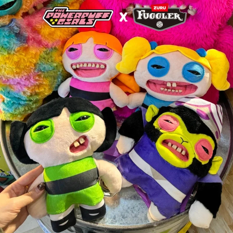 

ZURU Fuggler X The Powerpuff Girls Official Authentic Ugly Cute Tooth Monster Plush Dolls Funny Stuffed Toy For Fans