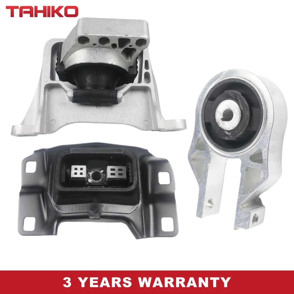 3X Engine Motor Trans Mount Fit for 2013-2017 Ford Focus 2.0L Turbo EJ7Z6038A, AV6Z6068A, CM5Z6068A