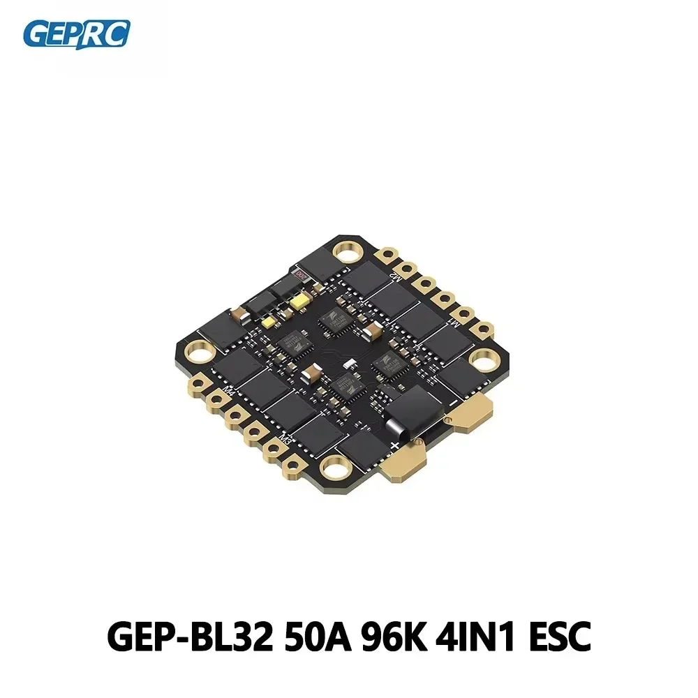 BoMaSGEPRC GEP-BL32 50A 96K 4IN1 ESC Support Dshot150/300/600 3-6S For FPV Drone Upgrade Part Replacement