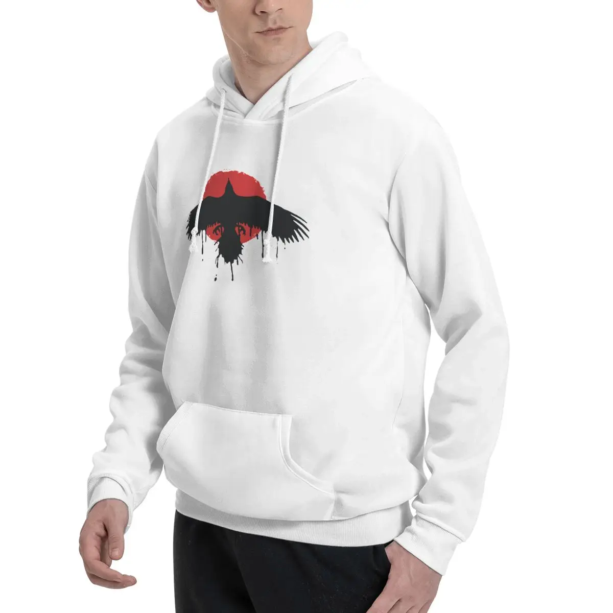 Vintage Hoodies Paar Dünnes Fleece Sweatshirt Männer BlackRed Raven Life Is Strange Reine Baumwolle Kapuzenpullover Hoodie Shirt