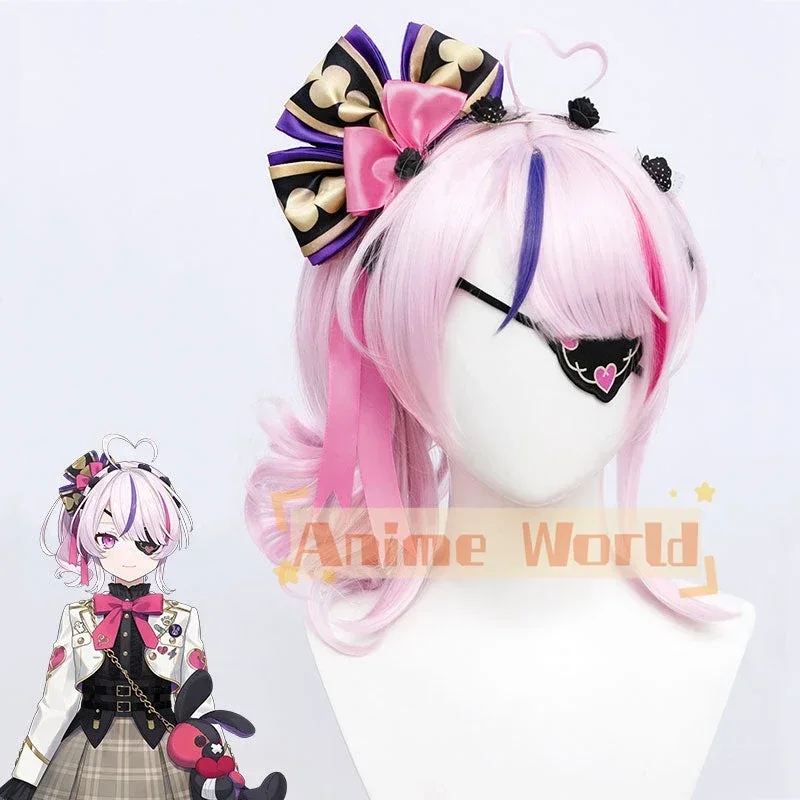 Virtual YouTuber Nijisanji ILUNA Maria Marionette Pink Cosplay Wig Halloween Christmas Woman Men Adult Wig