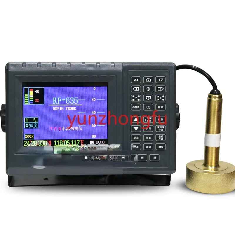 Marine color fishing probe, fish depth finder, color fish depth finder, CME635 reef depth finder, China National Offshore