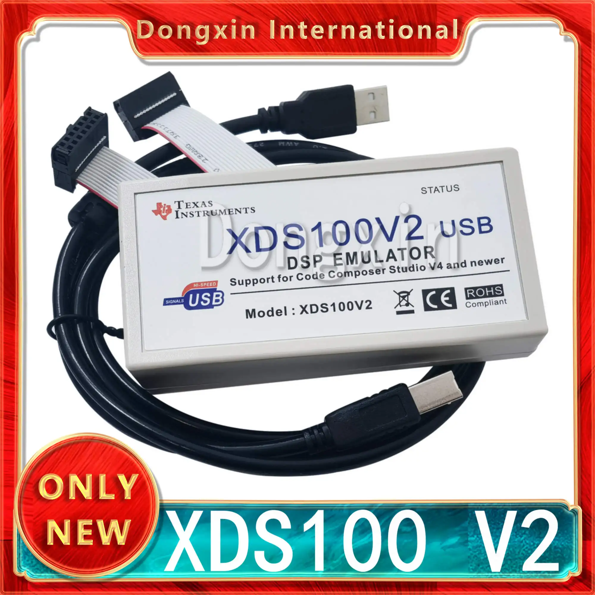 XDS100 V2  emulator TI DSP ARM tms320 JTAG Download Recorder Programmer