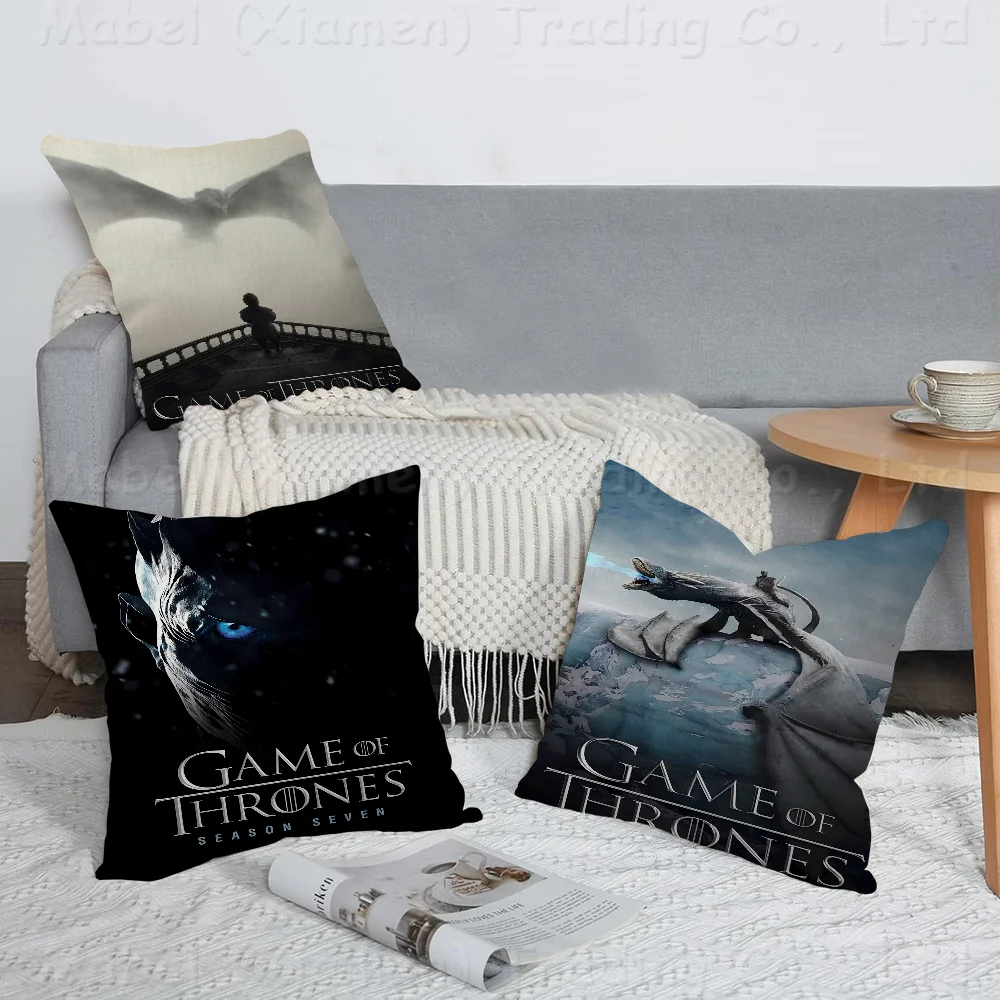 

G-Game-Of-Thrones Cushion Cover Inches Farmhouse Decor Home Throw Pillow Covers For Couch Decorations