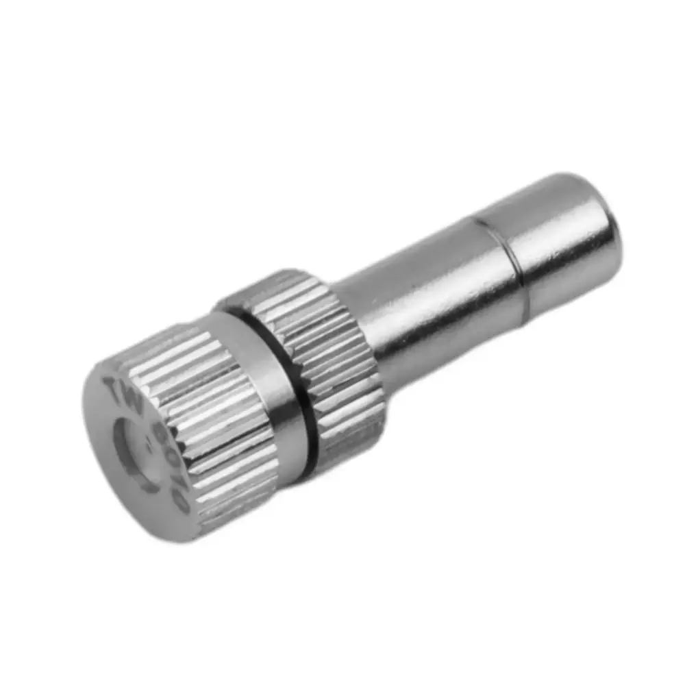 1pc Quick Pushing Atomizing Misting Nozzle Low Pressure Gardening Irrigation Parts Water Irrigation Sprinkler 0.15-0.8mm 8mm