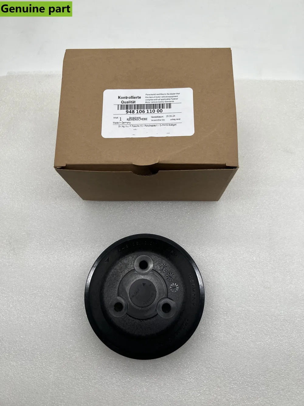 

NEW Genuine OEM Coolant / Water PUMP Pulley 94810611000 / 94810609101 / 94810609100 For PORSCHE PANAMERA Cayenne 4.8L 2008-2016