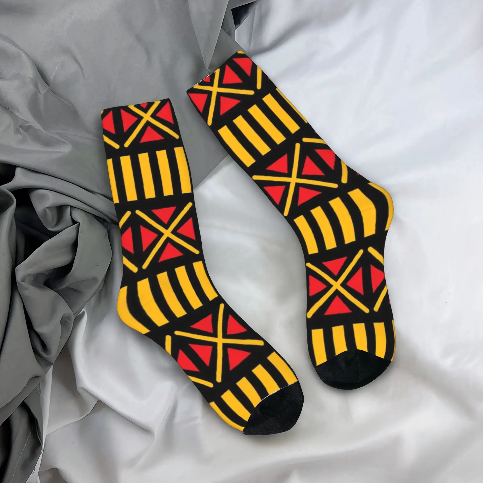 Cat Ear Funny Portrait Socks Winter  Stockings Funny Men's Soft Breathable Socks Printed Climbing Anti Slip Socks