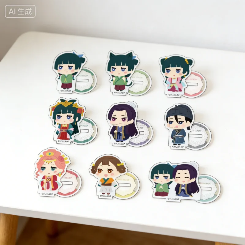 Anime The Apothecary Diaries Maomao Ren  Miniatures Garage 10cm Acrylic Stand Figure Keychain Decorations Accessories