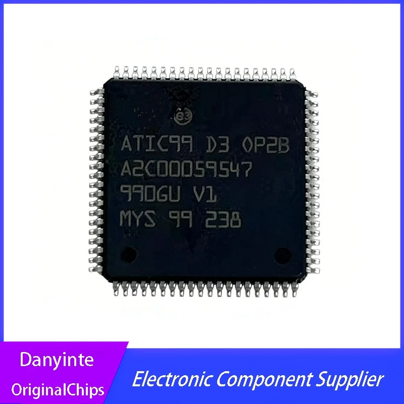 2Pcs/Lot ATIC99 D3 OP2B ATIC99D3OP2B A2C00059547  QFP80