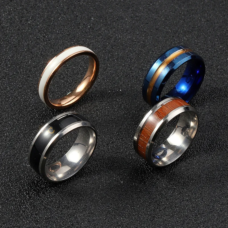 Men Roman Numeral Celtic Knot Spinner Ring Stainless Steel Black Gold Two‑Tone Rotatable Wide Vintage Punk Trendy Finger Jewelry