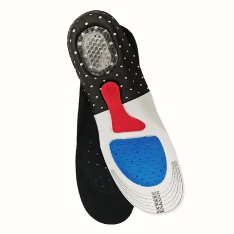 Ortopediska inlägg för män och kvinnor, minnesskum, gel-inlägg, silikon, stödjande dynor för hålfoten, sportskodyna, mjuk löpinlägg 8 best sales skoinlägg för män - №5