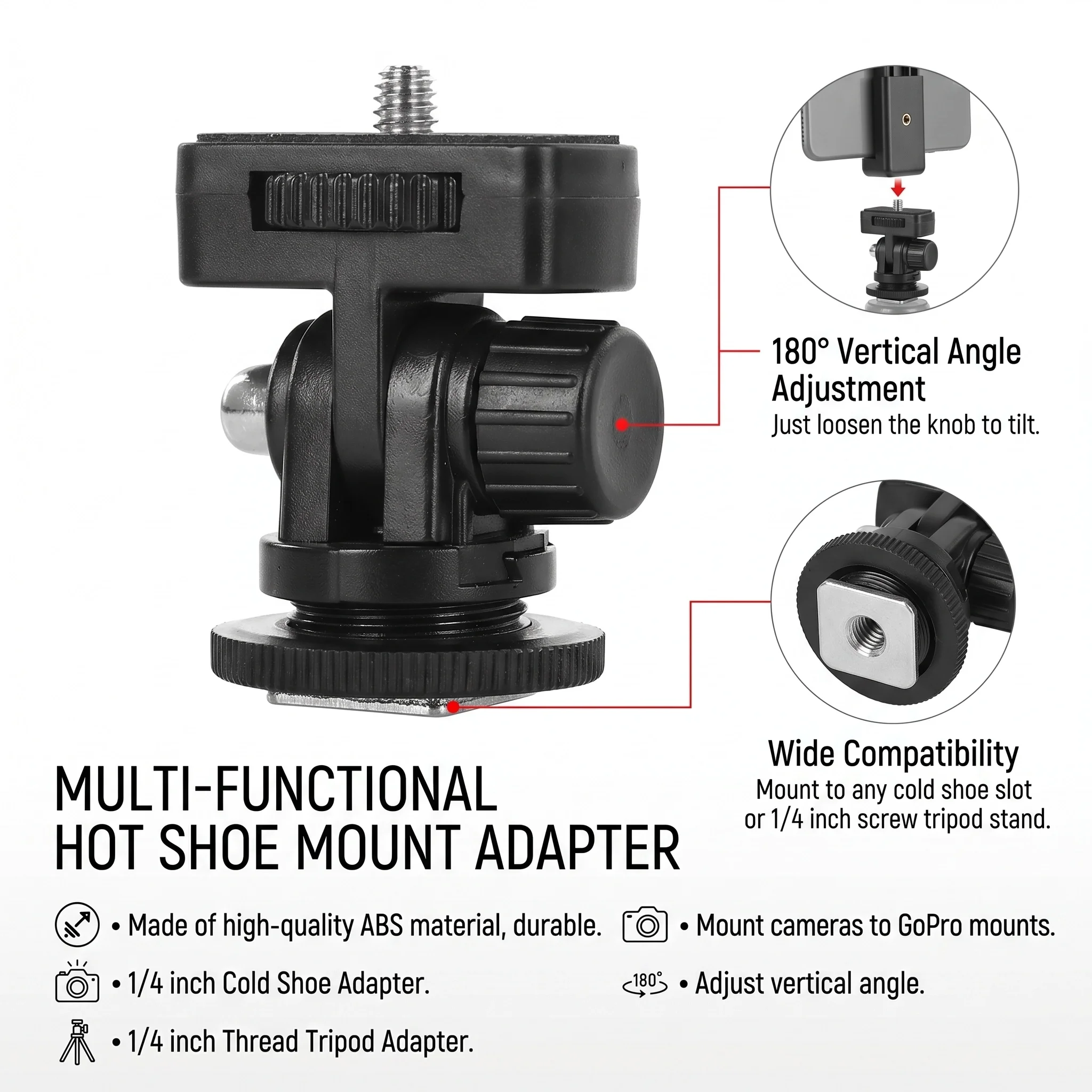 Adaptor Klip Penjepit Ponsel u - Hot Shoe Adapter ulasan dan harga