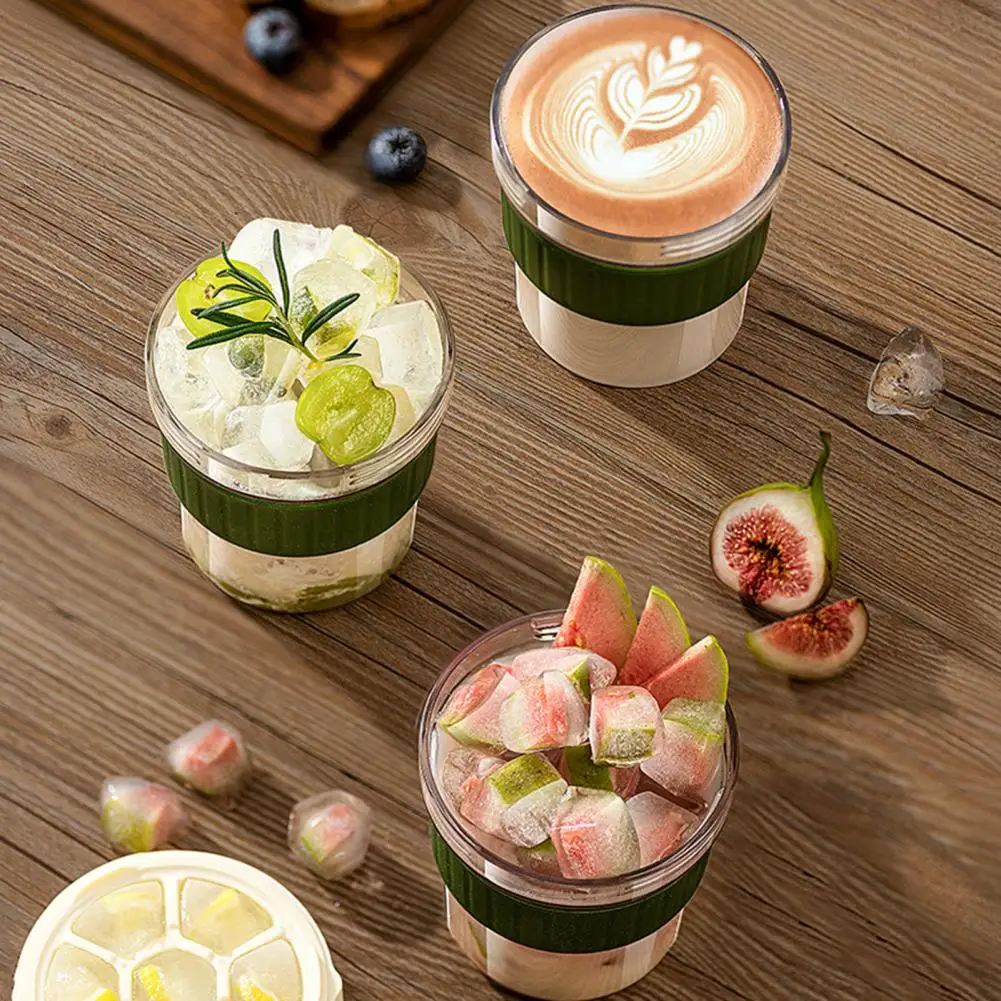 Brew Cup with Leak-proof Design Portable Brew Coffee Maker with Ice Tray Infuser Bottle Travel Cup for Iced Tea for Commuting