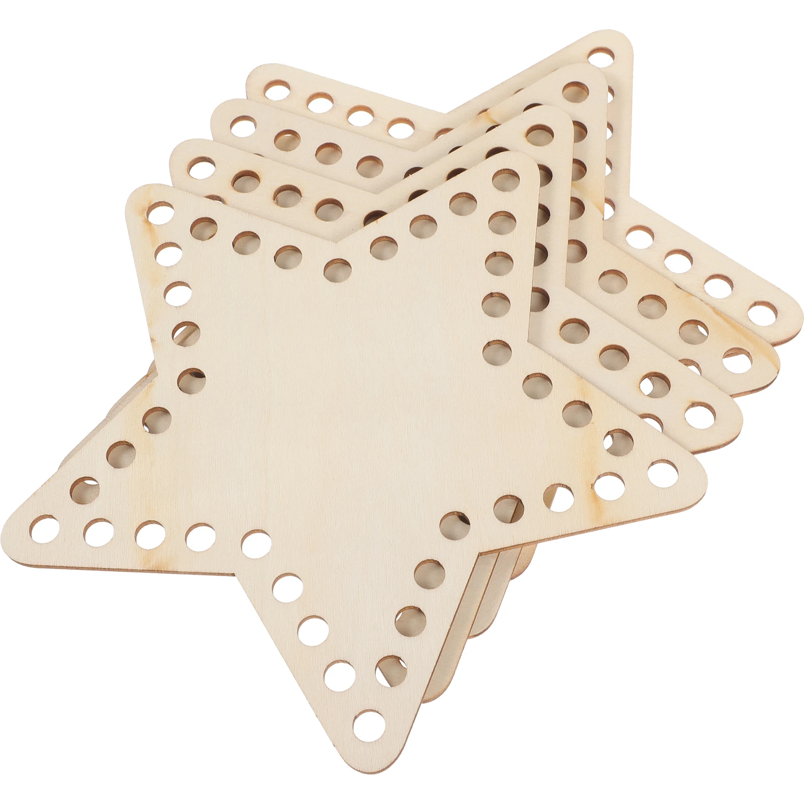 

4pcs Wooden Thread Wind Board Durable Winding Tool For Cross Stitch Embroidery Sewing Fishing Organizer Braid Reel Plate Supply