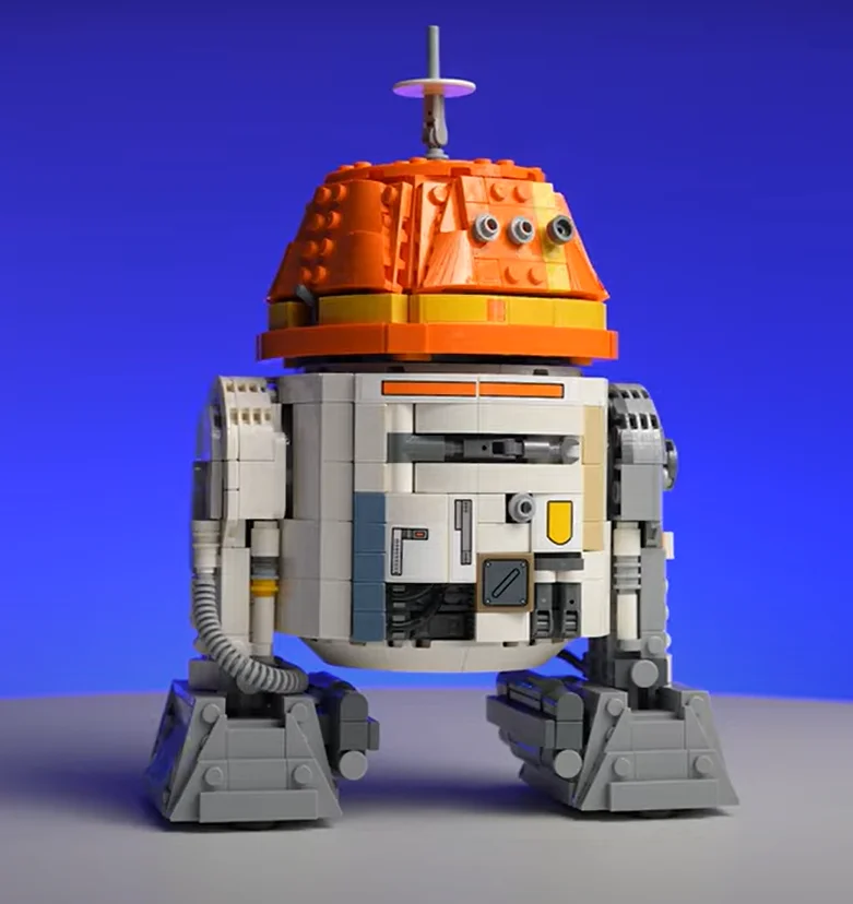 

2025 New 1039pcs Creativity Robot Building Blocks Bricks 75416 Creative Assembly for Children Cute Christmas Birthday Gifts