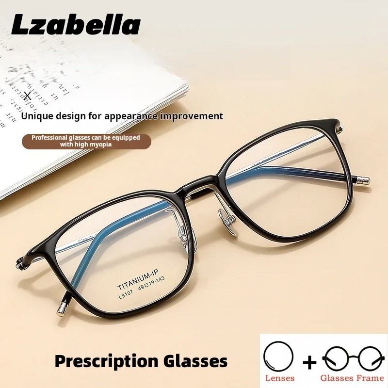 

Квадратные очки в стиле ретро, мужские очки маленького размера для близорукости, модные женские очки для дальнозоркости/прогрессивные оптические очки 9107