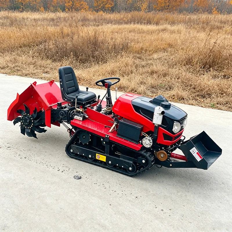 

Customized Sturdy Structure Crawler Tractor, Rotary Tiller, Micro Tiller & Middle Cultivator for Durability
