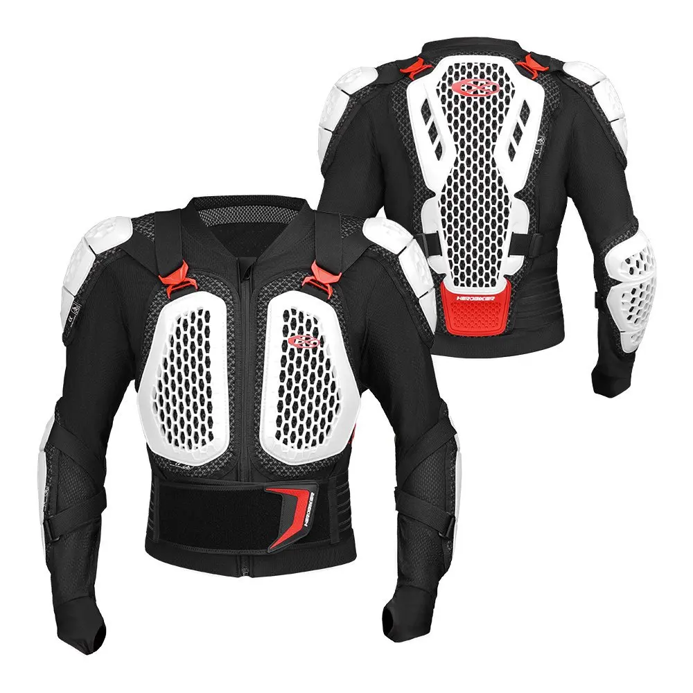Summer Motorcycle Armor Jacket Protective Pants Ventilated Abrasion-Resistant Jacket with Crash Guards Motocross Riding Gear
