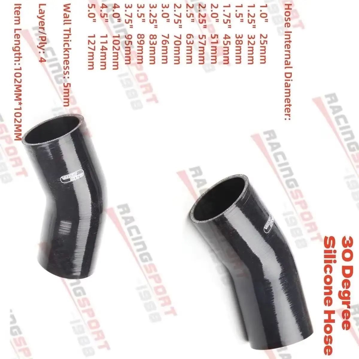 45 Degree Silicone …