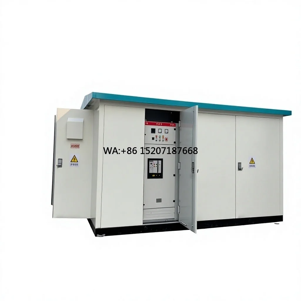 Distribution System With XGN15 Ring Main Unit for Factory Projects 10kV Prefabricated Substation XBZ1 1250kVA Electrical