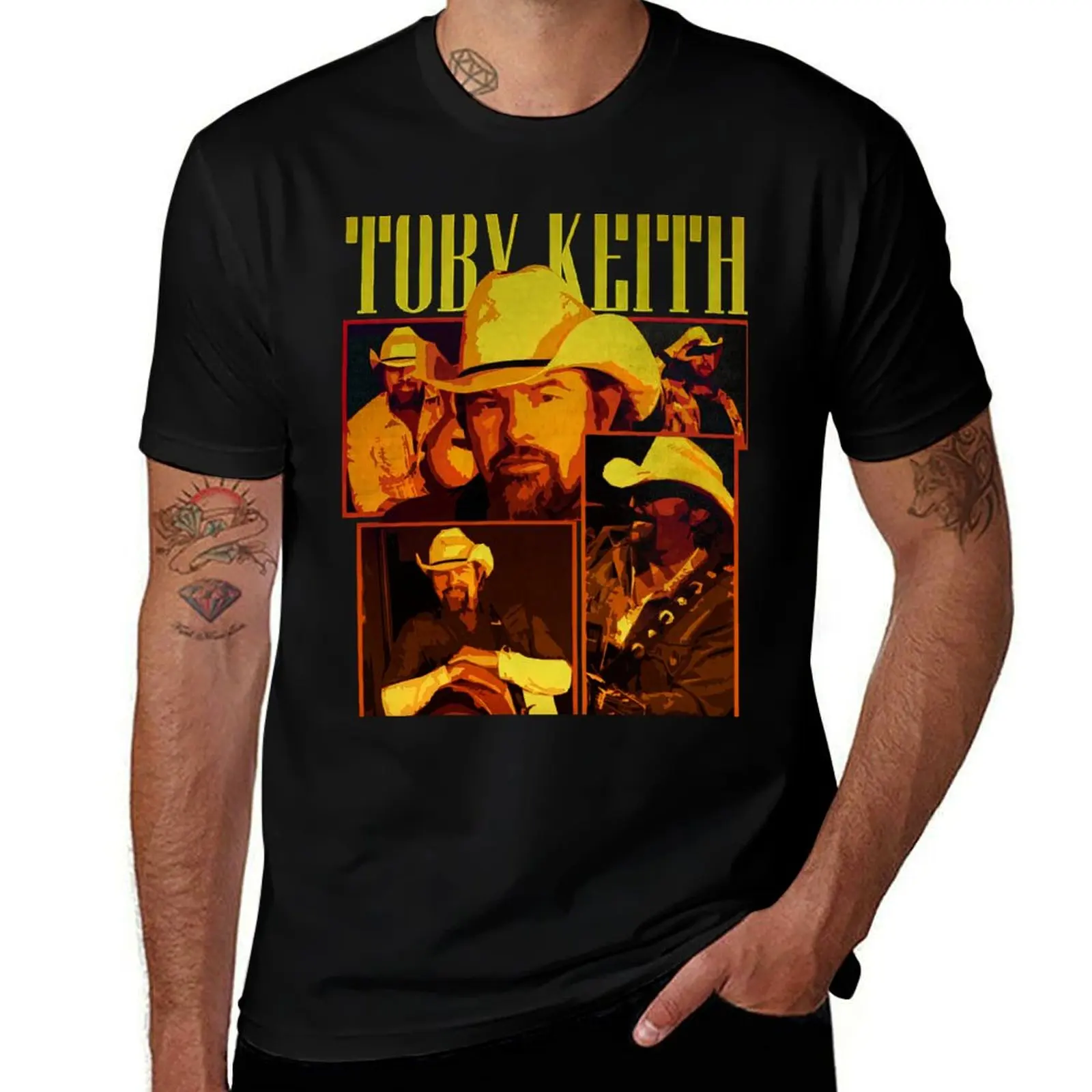 Best Toby Keith Gift T-Shirt t shirts for man graphic funny anime t shirts oversize cotton tshirt 100% T-Shirt