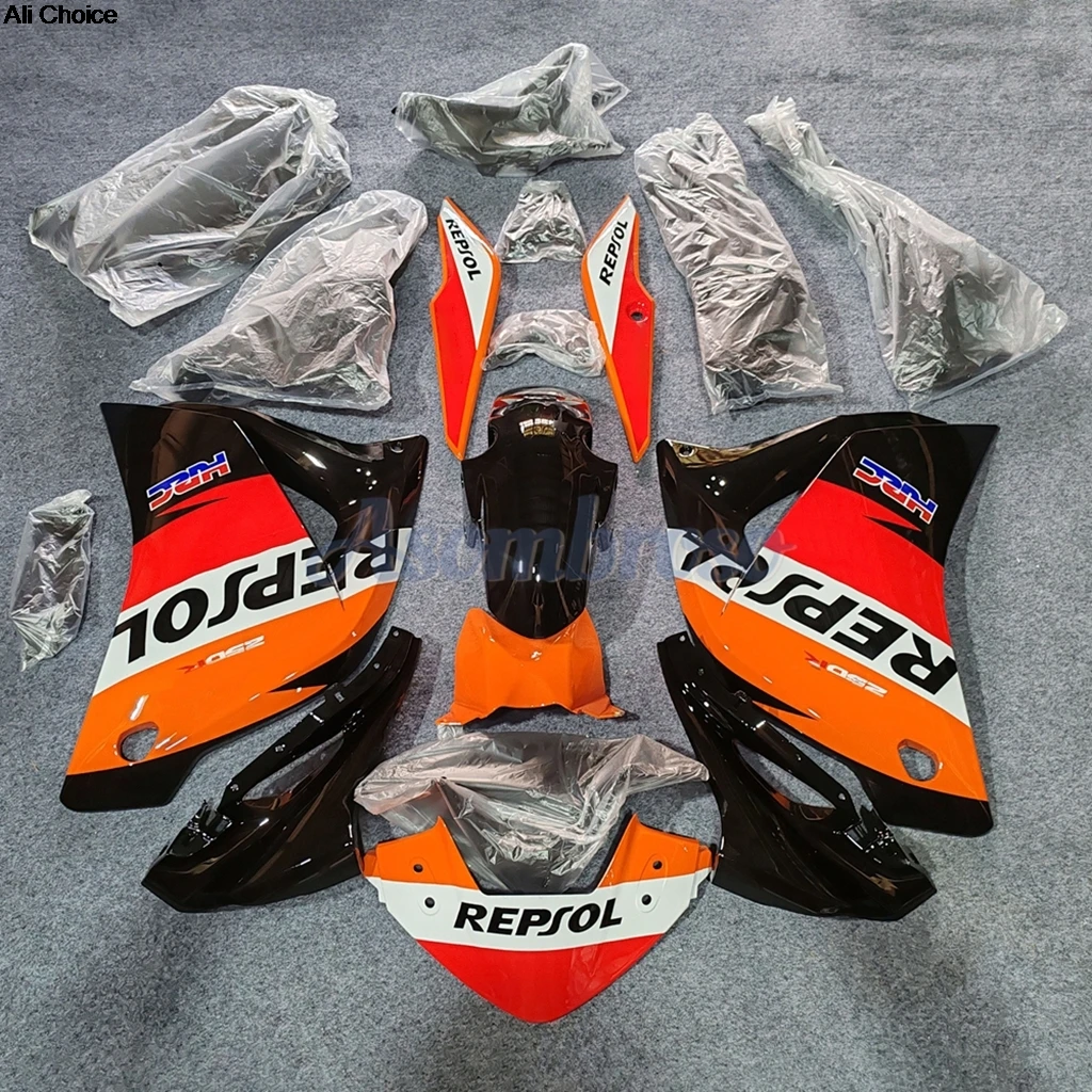 Fairing Set For Honda repsol CBR250R 2011 2012 2013 CBR 250 R Orange Red Motorcycle ABS Plastic Panel Replacement Kit