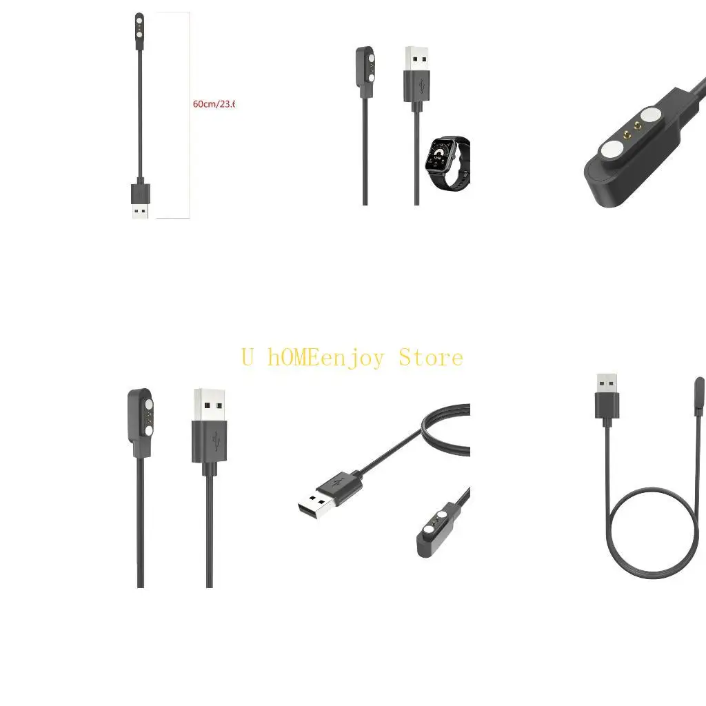 B0KF Smartwatch Charging Dock Station USB Cable Cord Cradles for Watch GTS