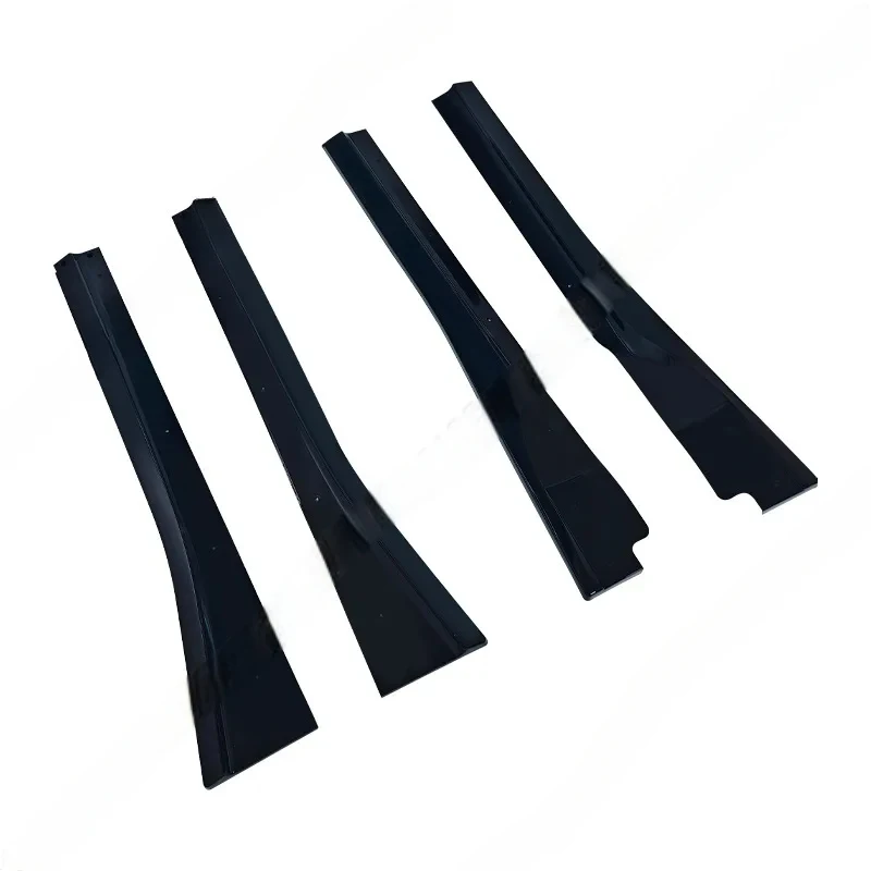 

Gloss Black Front Bumper Lip Side Spoiler Side Diffuser Side Skirt Full Body Kit Universal Car Sport Exterior Modification Acces