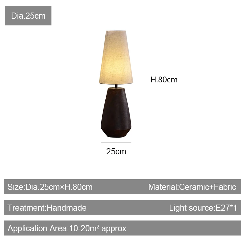 Modern LED Desk Lamp White Decorative Light Nordic Creative Ceramic Table Light Bedside Study Hotel Simple Fabric Light Fixture