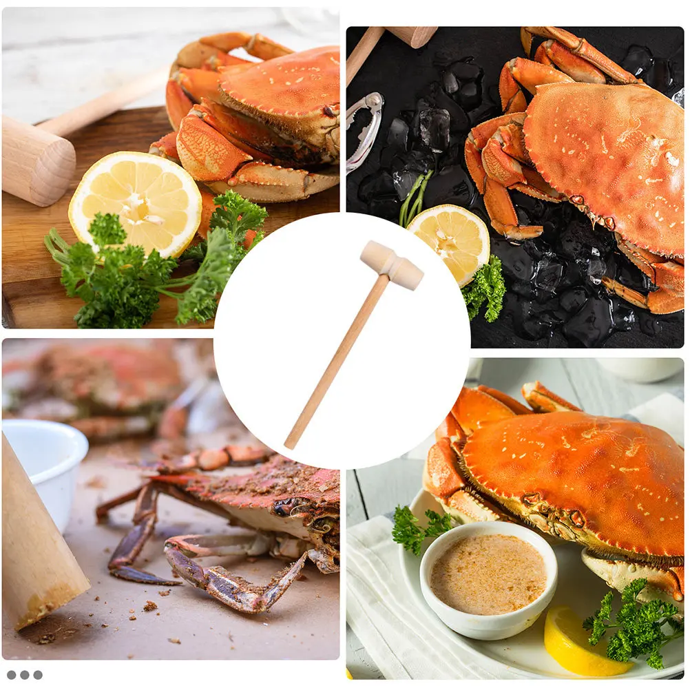 

Набор из 40 легких деревянных молоточков: креативные мини-молотки для крабов, безопасные для контакта с пищевыми продуктами, идеальный инструмент для дома и кухни, многофункциональные