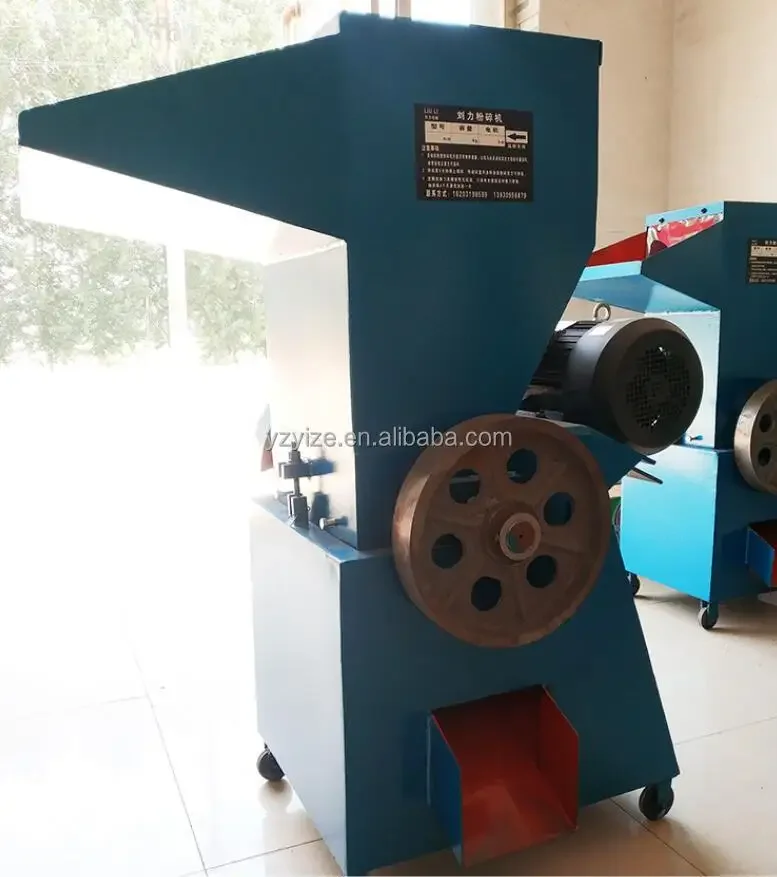 Mini Waste Plastic Recycle Machine PET Bottle Film Nylon PP Woven Plastic Bag Pipe Tube Barrel Recycling Crusher Machine Price