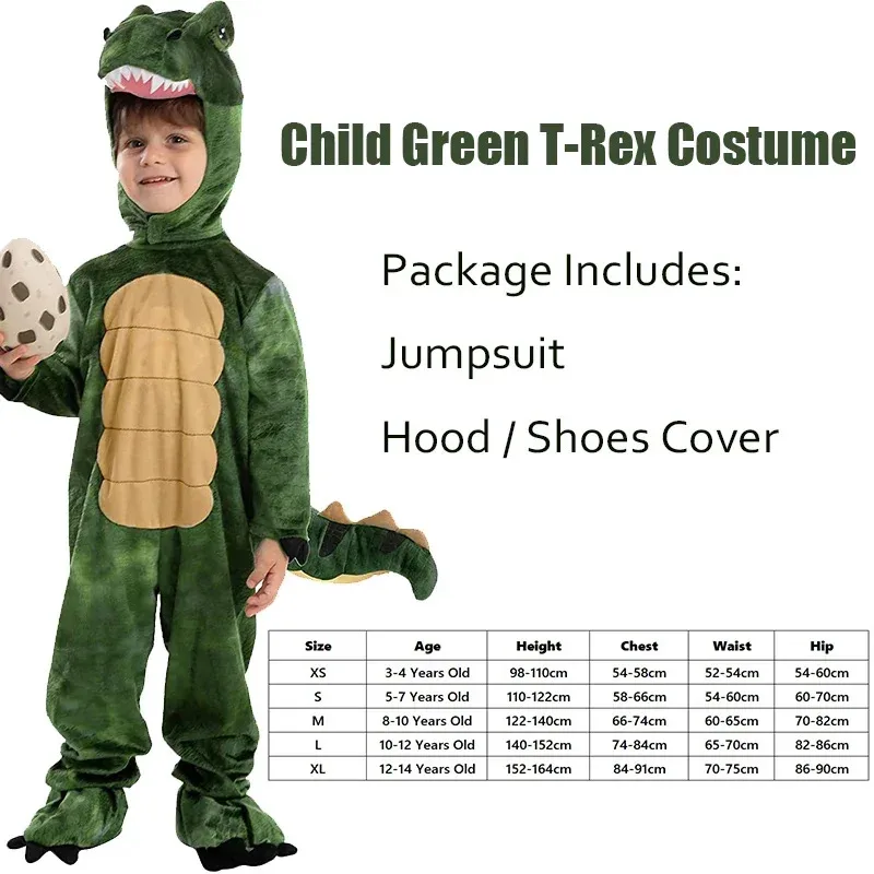 

Детские костюмы динозавров на Хэллоуин, мир тираннозавра, комбинезоны для косплея, сценические вечерние костюмы для детей, рождественский подарок MGc;3.