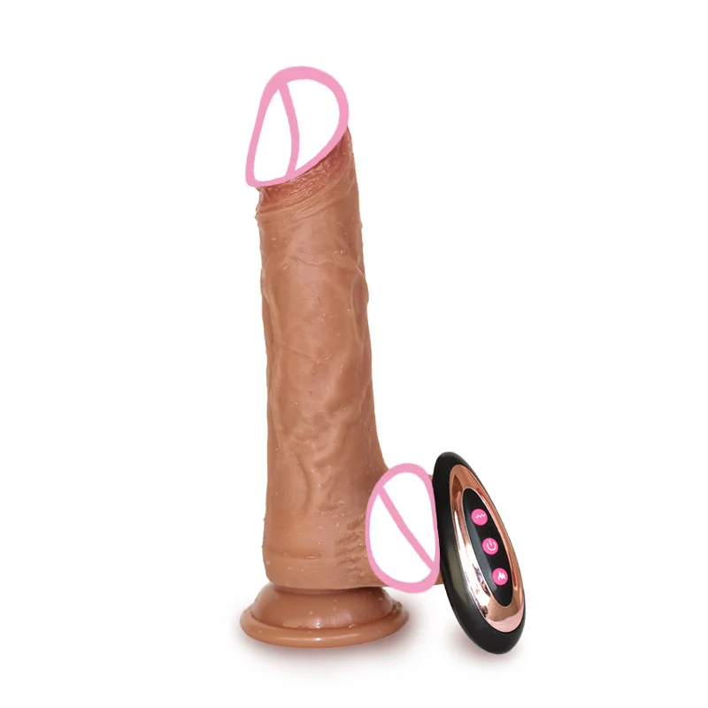 Thrusting دسار هزاز الجنس لعب قضبان اصطناعية واقعية ل G بقعة الشرج تحفيز التحكم عن بعد القضيب لعبة الكبار للنساء زوجين