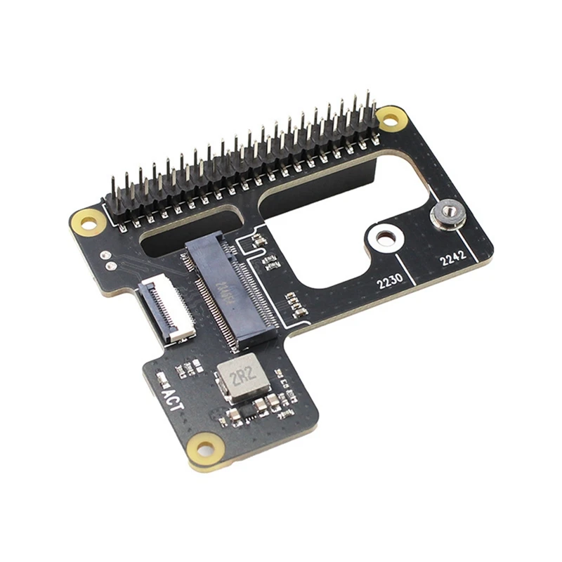 X1000 SSD Expansion Board For Raspberry Pi 5 PCIE To M.2 Nvme 2242-2230 Pcie Peripheral Board Replacement Parts 1 PCS