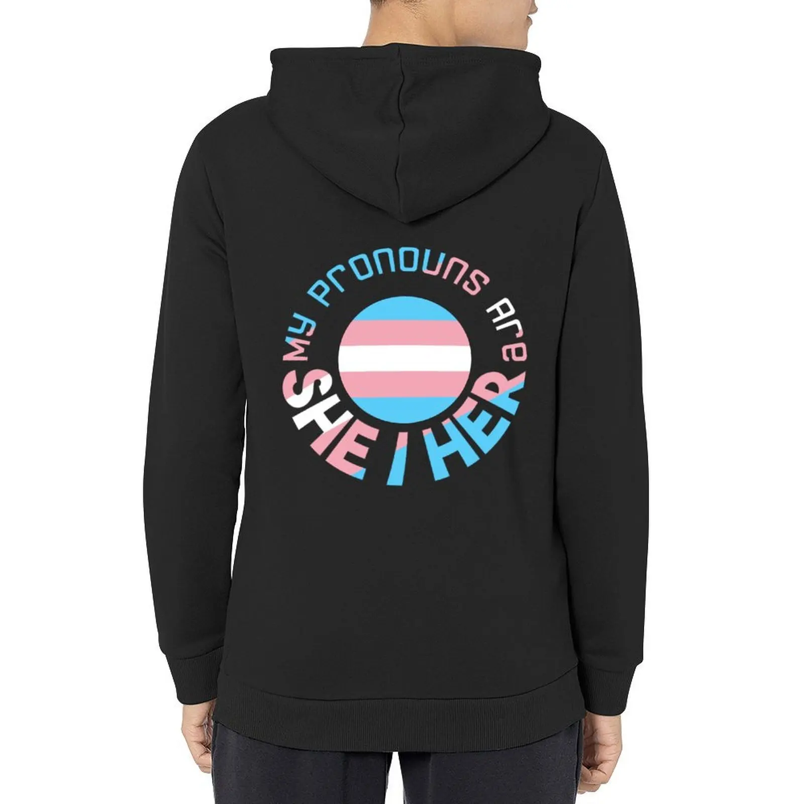 

My Pronouns Are She / Her Hoodie men's sweat-shirt set men's clothing male clothes new features of hoodies & sweatshirts
