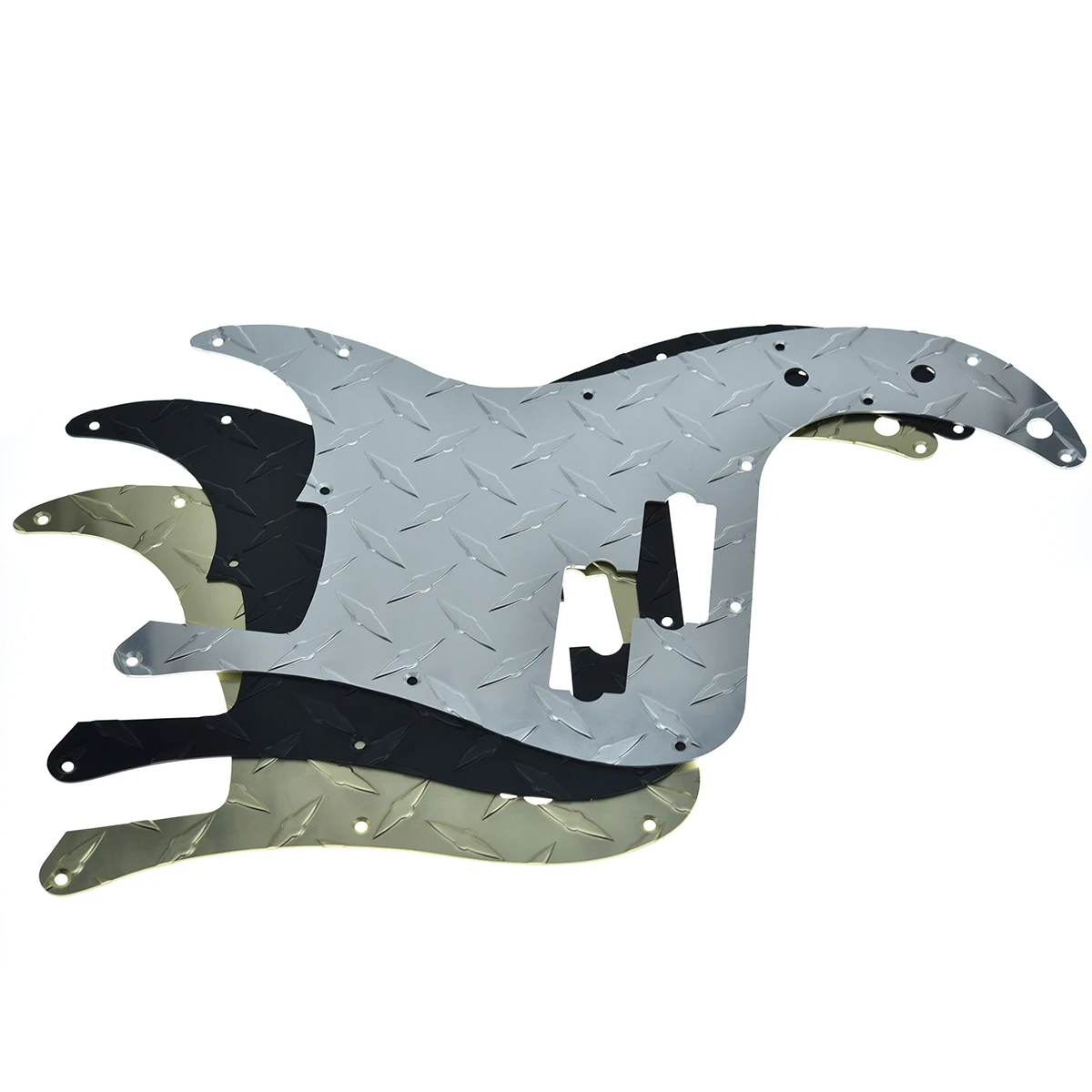 KAISH Premium 13-Hole Diamond Plate Modern Standard Precision PBass Pickguard Aluminium PB Pickguard for American Fender P Bass