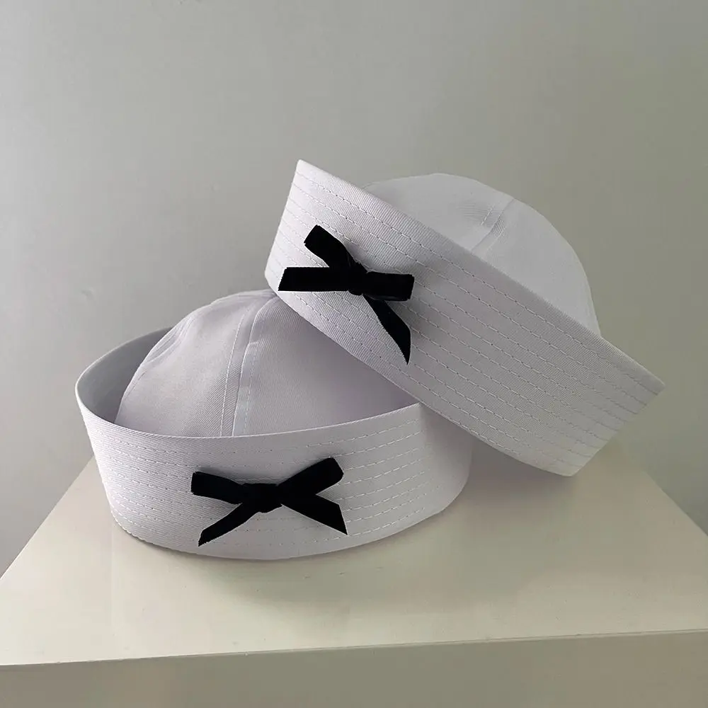 Fashion UV Protection Sailor Hat Cute Bow Navy Hat Summer Casual Women Hat