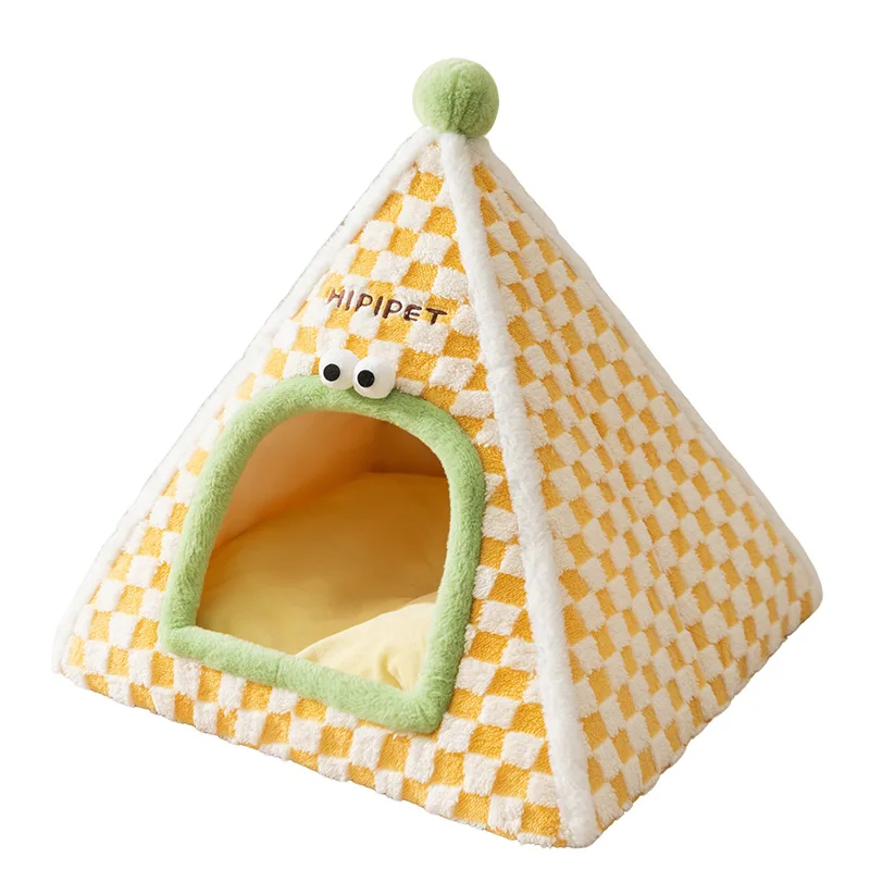 Cama refugio triangular cálida y segura para gatos y perros - imagen 5