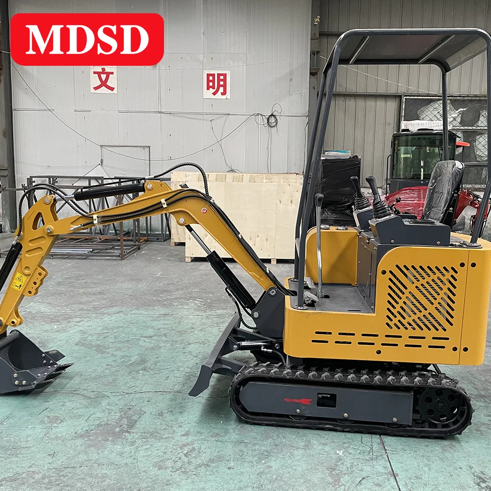 Mini Crawler Excavator 0.8-2 Ton Tracked Diesel Small Digger Compliant Ce Epa Euro 5 For Garden & Small Construction
