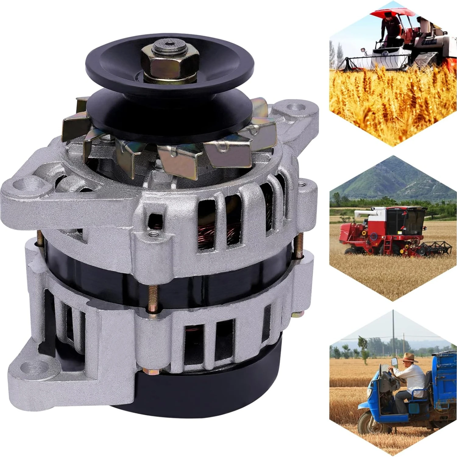 

Brushless Permanent Magnet Generator, 2000W Low-Speed Permanent Magnet Synchronous Generator, AC Generator,PMA,Pure Copper AC/DC