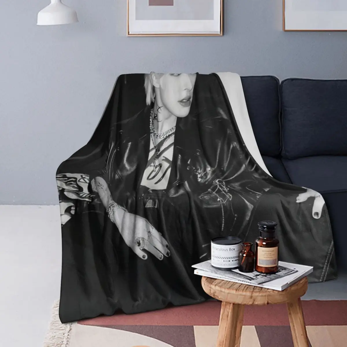 

Mingi Ateez - одеяло Spin Off From The Witness Halazia, мягкое теплое фланелевое одеяло для кровати, гостиной, пикника, дивана