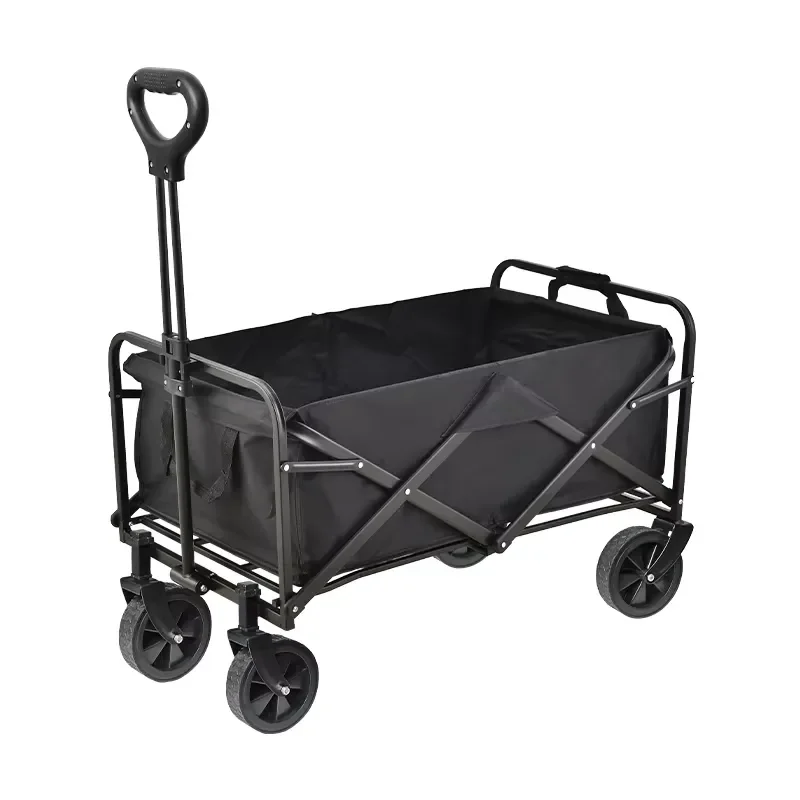 Foldable Hand Truck Portable Heavy Duty Folding Cart for Sports Shopping Camping Lightweight Collapsible Dolly Trolley