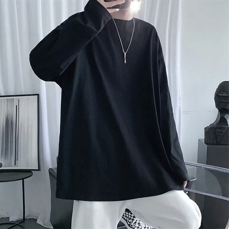 2024 Spring Autumn Long Sleeve T-shirts Men O-Neck Collar Long T Shirts Men Fashion Casual Comfortable Long T-Shirts Men