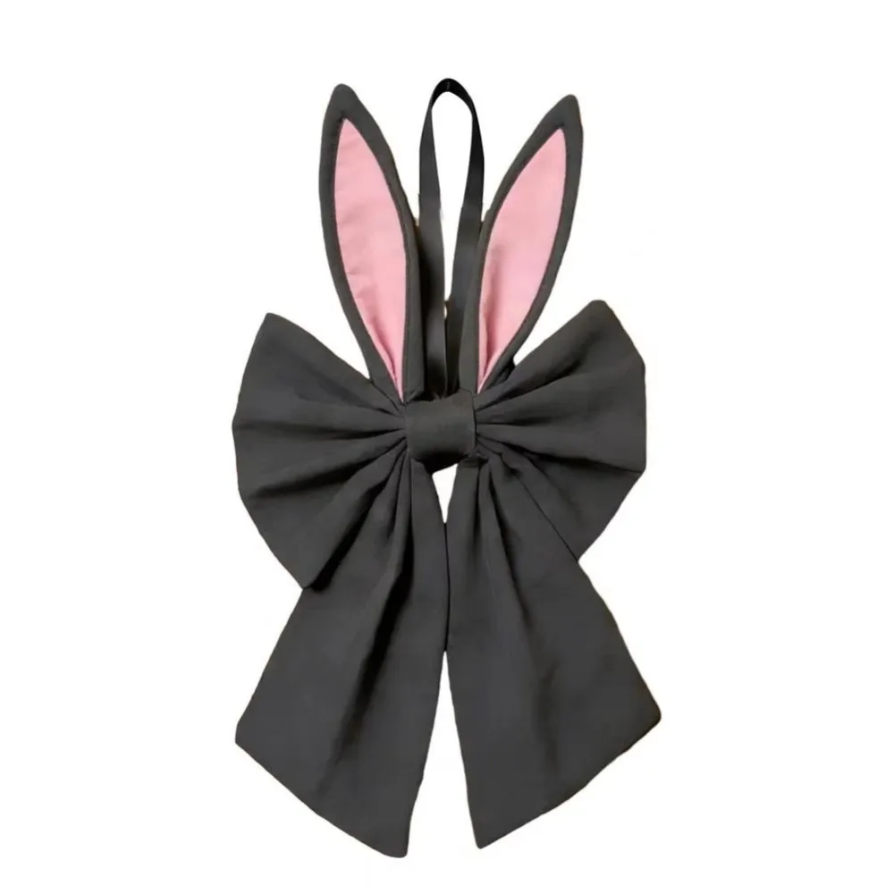 

Multi-colored Bunny Ear Bow Multi-purpose Soft Easter Hanging Item Polyester Cute Decorative Fabric Bow Halloween Events