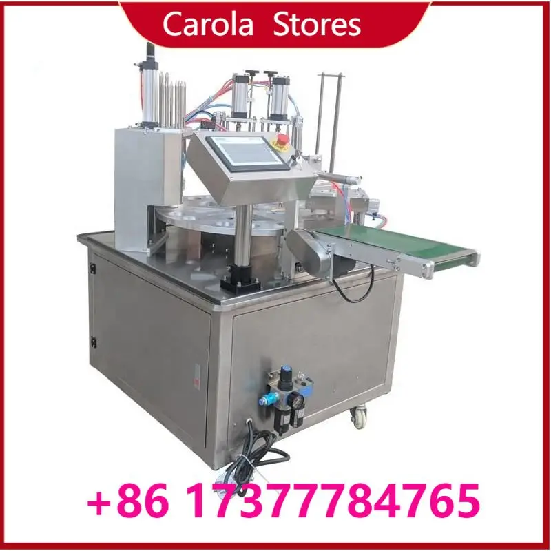Automatic Rotary Cup Filling Sealing Machine, Coffee Powder Honey Sauce Yogurt Jelly Ice Cream Packing Equipment