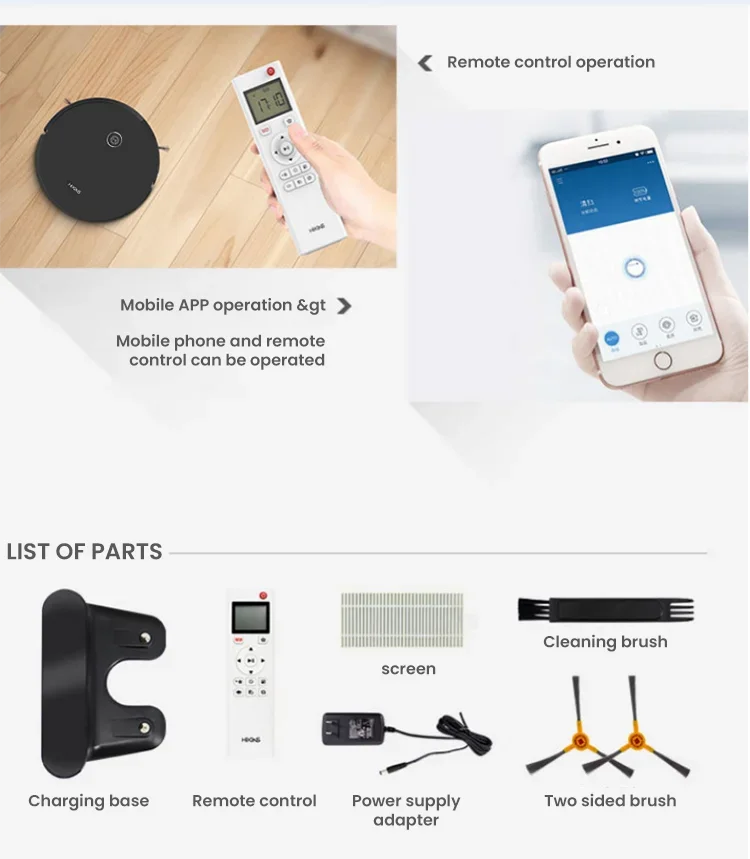 Kreatives Design Bodenroboter Sweep Trockensauger Maschine Smart Robot Staubsauger