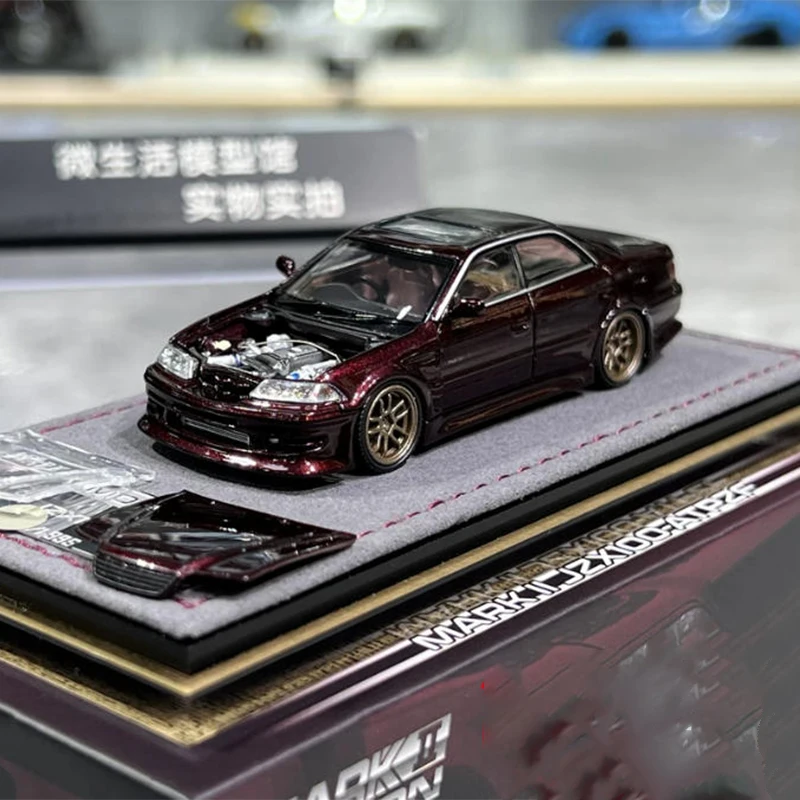 1:64 Scale MARK II JZX100 Simulation Alloy Car Model Static Display Collectible Toy Gift Souvenir Decoration